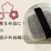 ざる蕎麦弁当はセリアのグッズで。